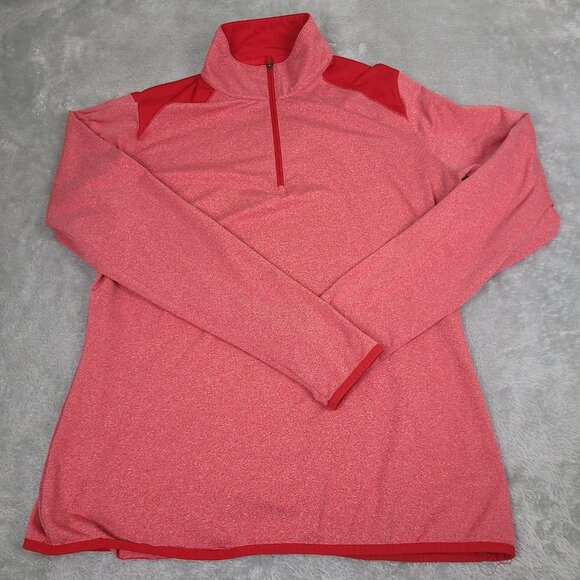 Nike‎ Birdie Half-Zip 2.0 Womens Golf Top Size X-Large Red Pullover Quarter Zip - Picture 1 of 7